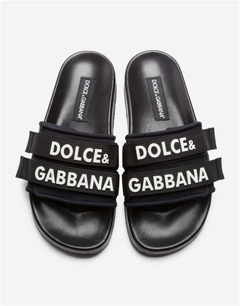 dolce gabbana slides white|dolce and gabbana slides women's.